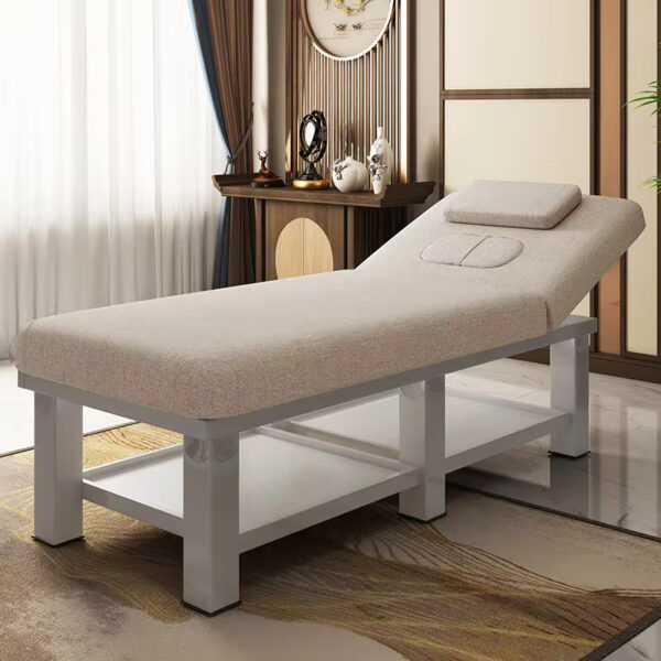 beauty spa wooden massage bed